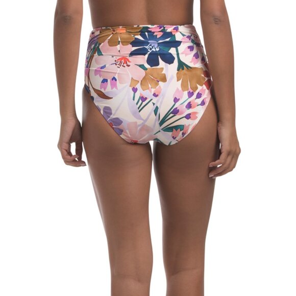 PROFILE BY GOTTEX multi Shirred High Waist Swimsuit Bottoms - Picture 2 of 2